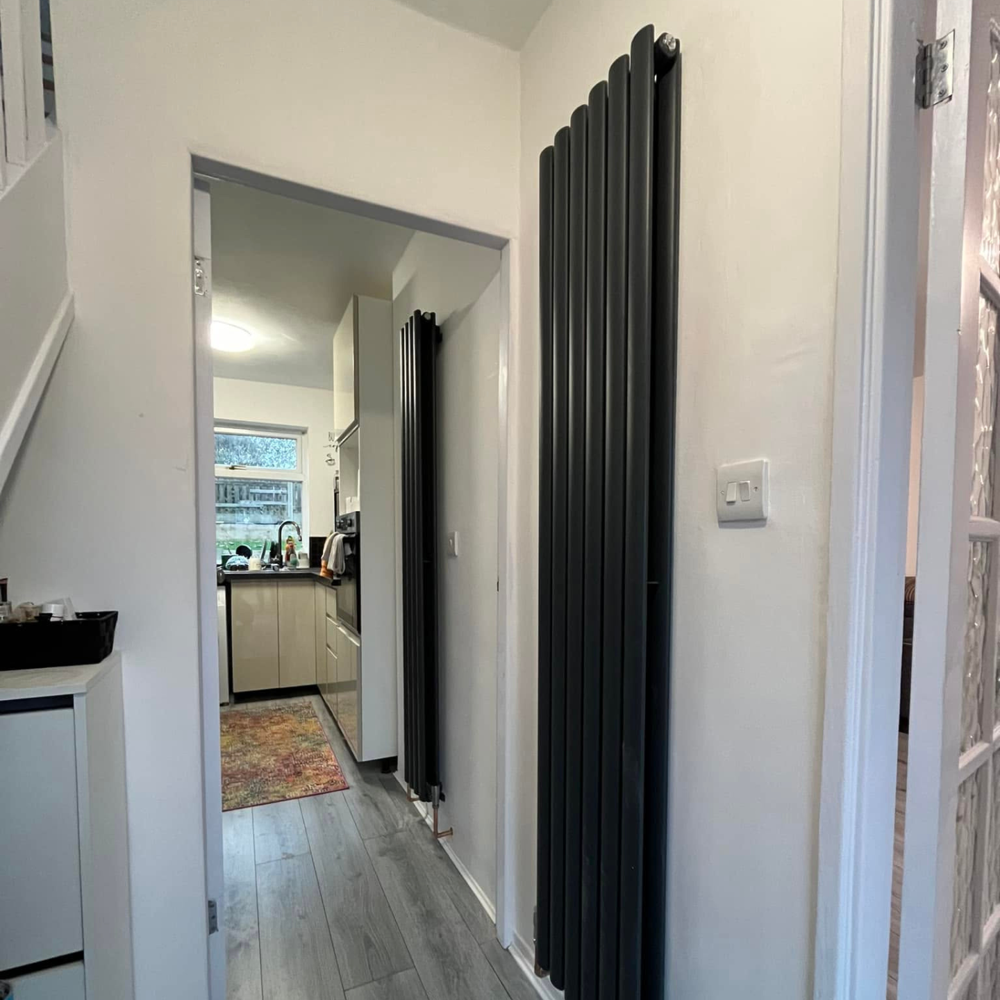 Designer radiator installed recently in sheffield
