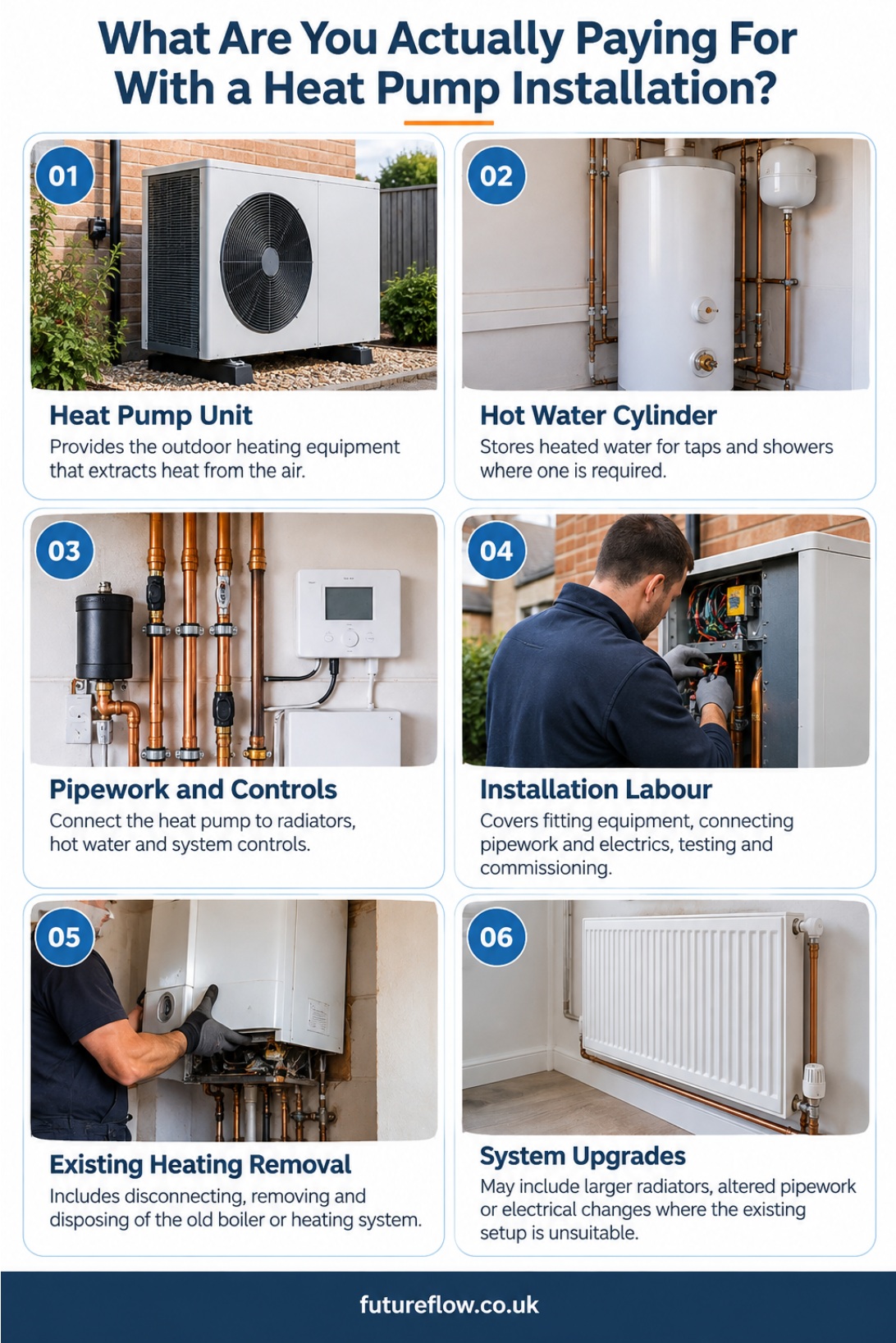What are you actually paying for with a heat pump installation